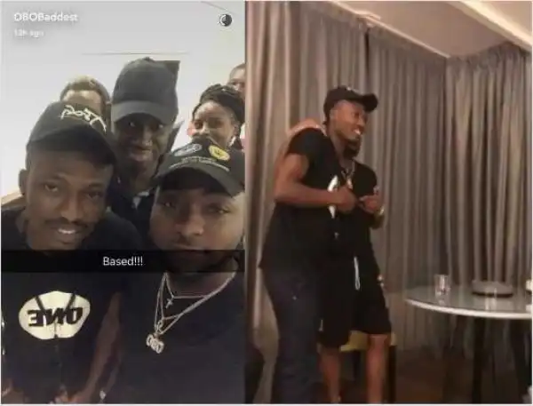 #BBNaija: Efe Meets Davido, Churchill, Praiz, Rosaline Meurer, Bisola And Tboss (Photos)